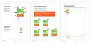 Création nouvelle charte graphique CIVAM / Graphiste freelance Paris