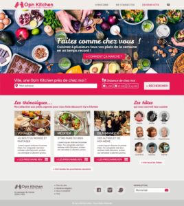 Création site internet cuisine / Graphiste freelance Paris 14