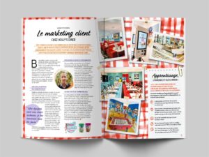 Graphiste indépendant Nantes / Création magazine restauration