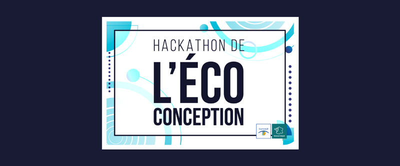 Bannière Hackathon de l'éco-conception